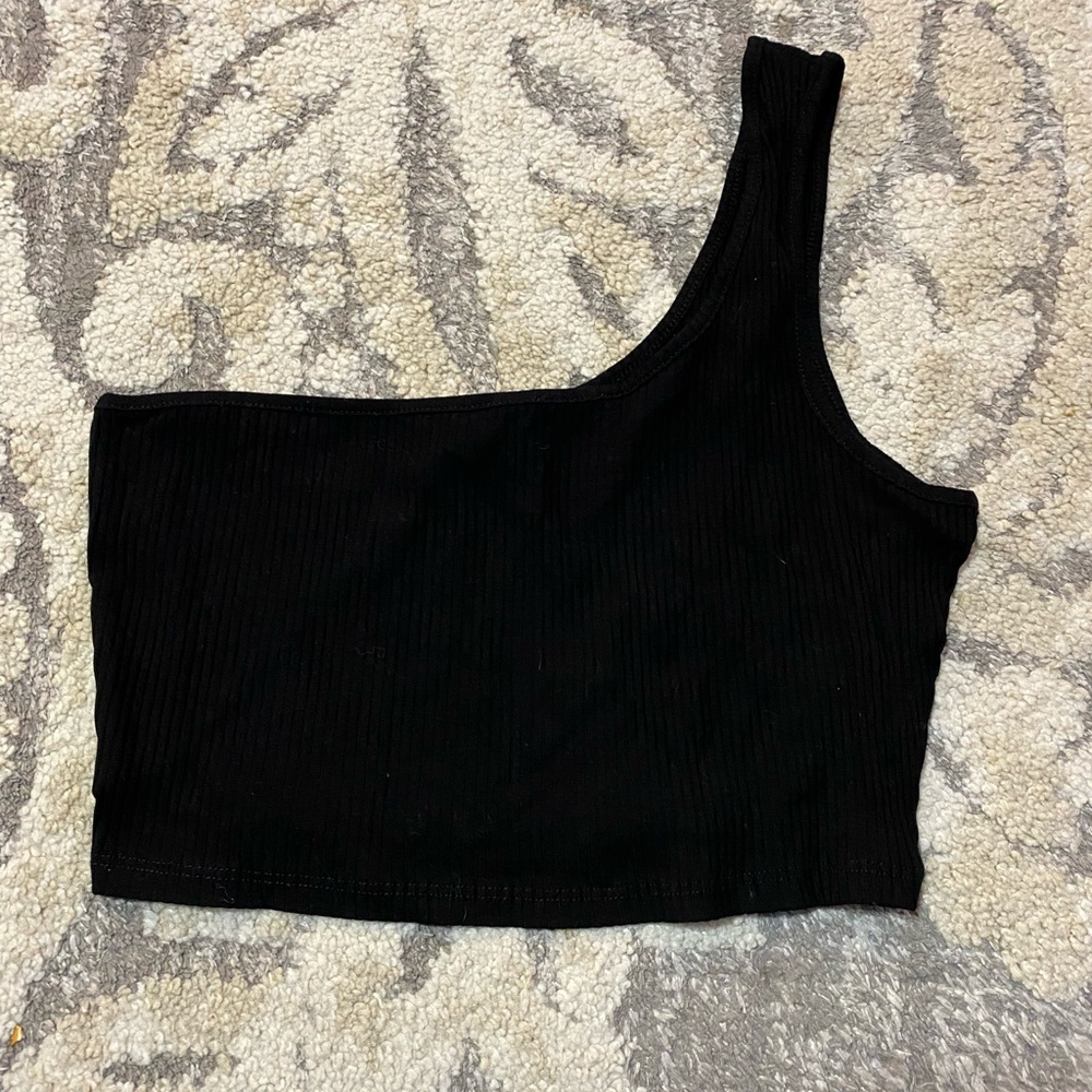 SHEIN Cropped One Shoulder Top
